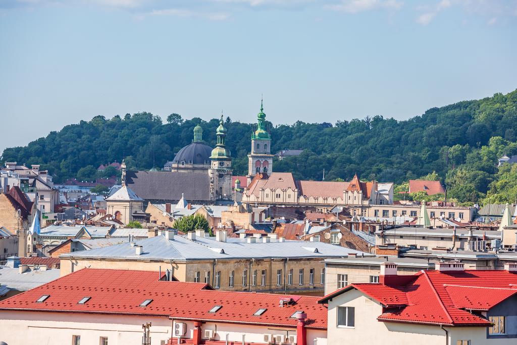 Apartment on Arkhipenka with Panorama View Lviv Bagian luar foto